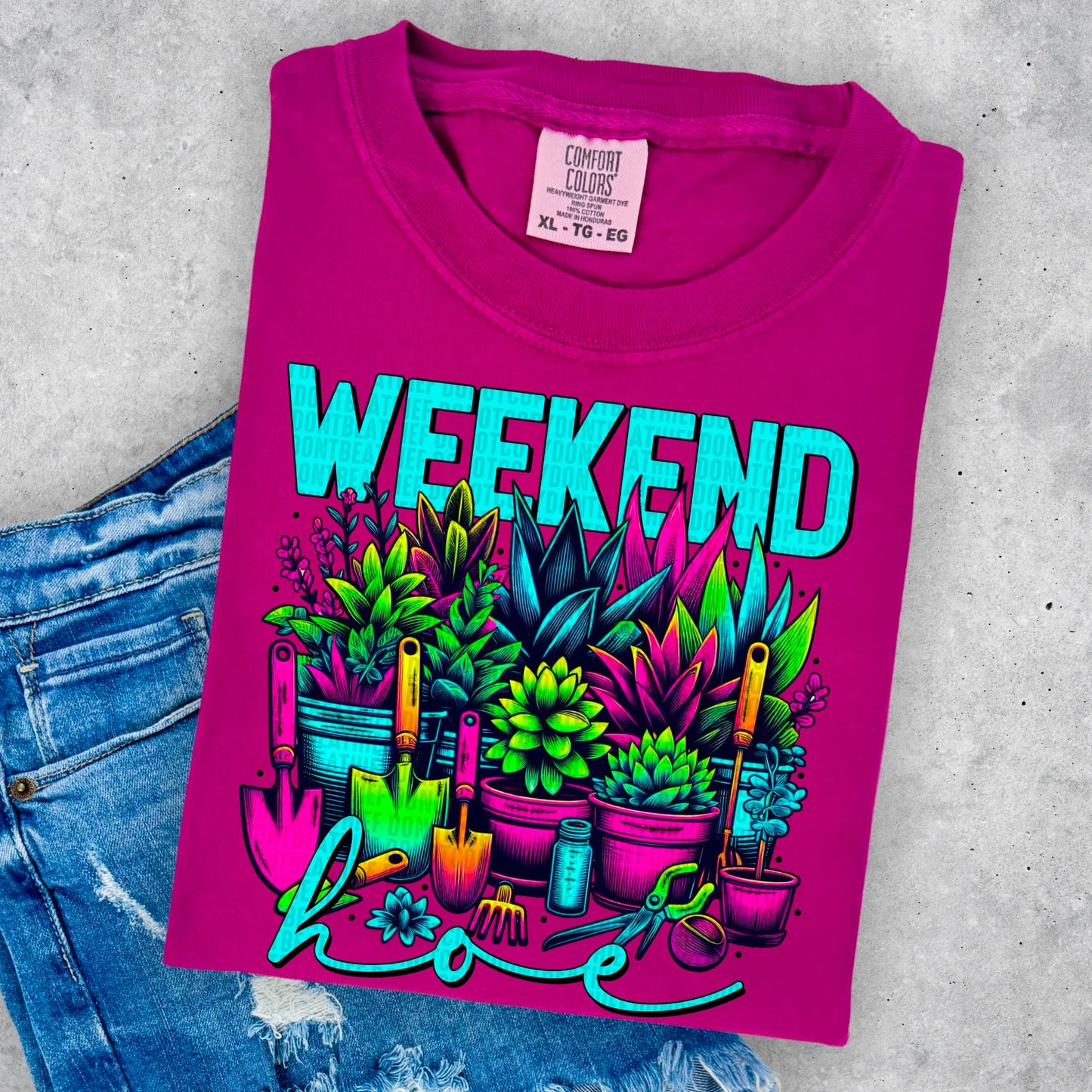 Weekend Hoe Succulents