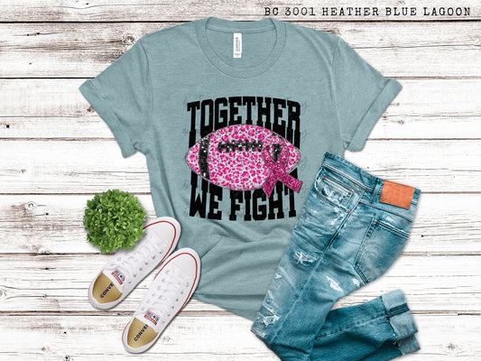 Together We Fight Faux Leopard Sequin