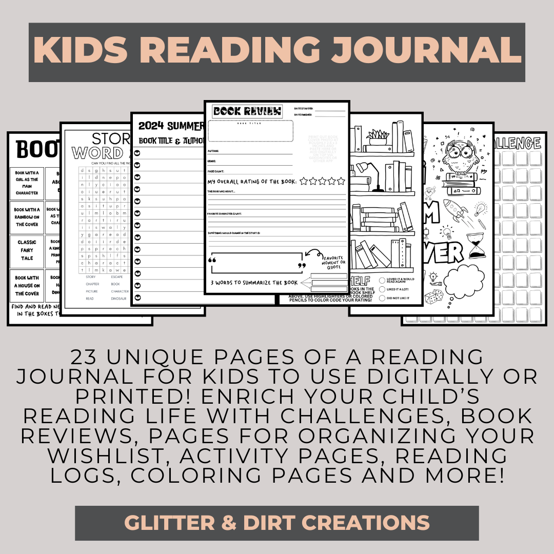 Kids Reading Journal (OK for Resale!)