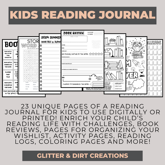 Kids Reading Journal (OK for Resale!)