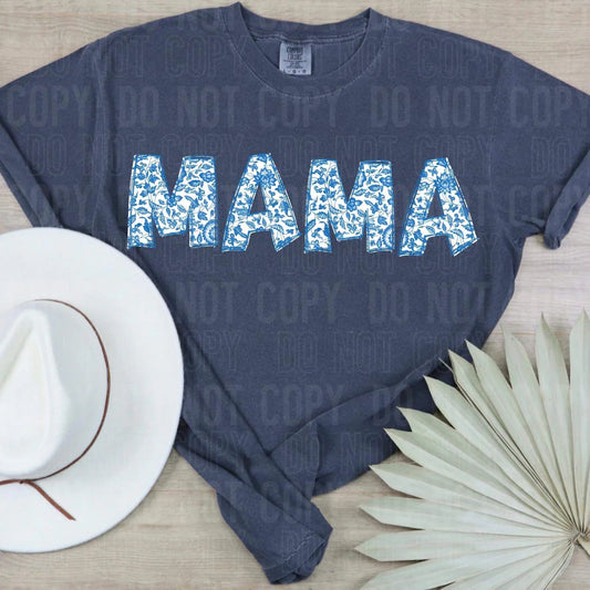 Mama Blue Floral