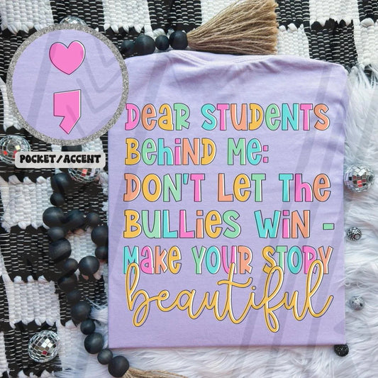 Dear Student Don’t Let The Bullies Win With Pocket