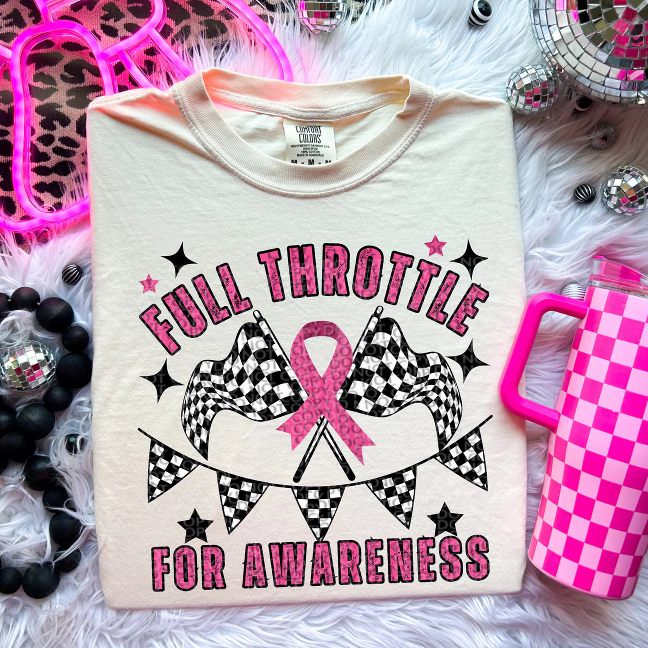 Full Throttle For Awareness Pink