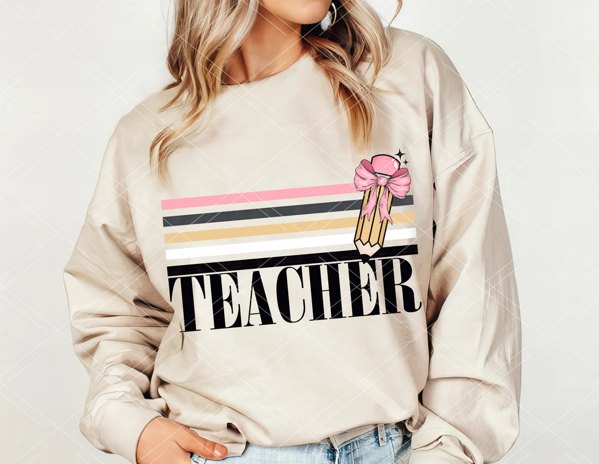 RETRO STRIPED TEACHER (AYCS)