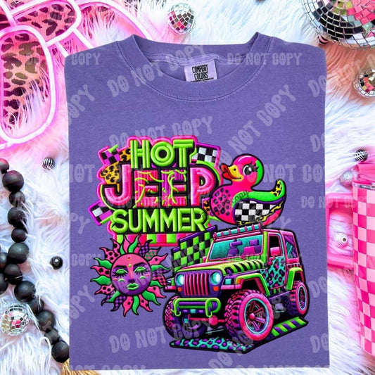 Hot Jeep Summer Neon